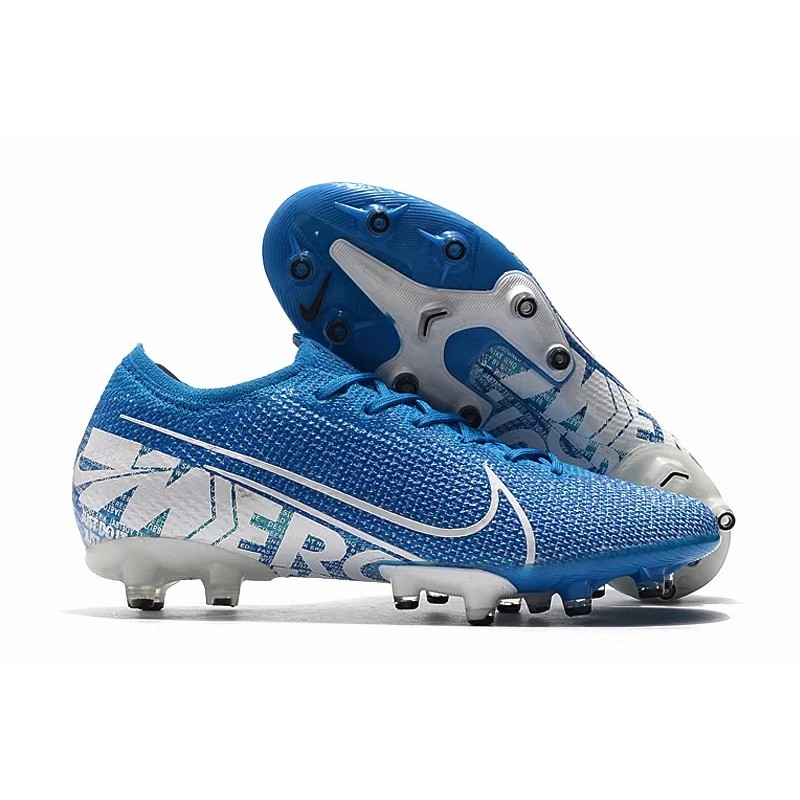 Botas de Fútbol Nike Mercurial Vapor 13 Elite AG Azul / Negro (#35~#45)