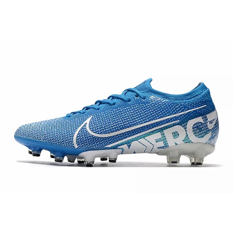 Botas de Fútbol Nike Mercurial Vapor 13 Elite AG Azul / Negro (#35~#45)