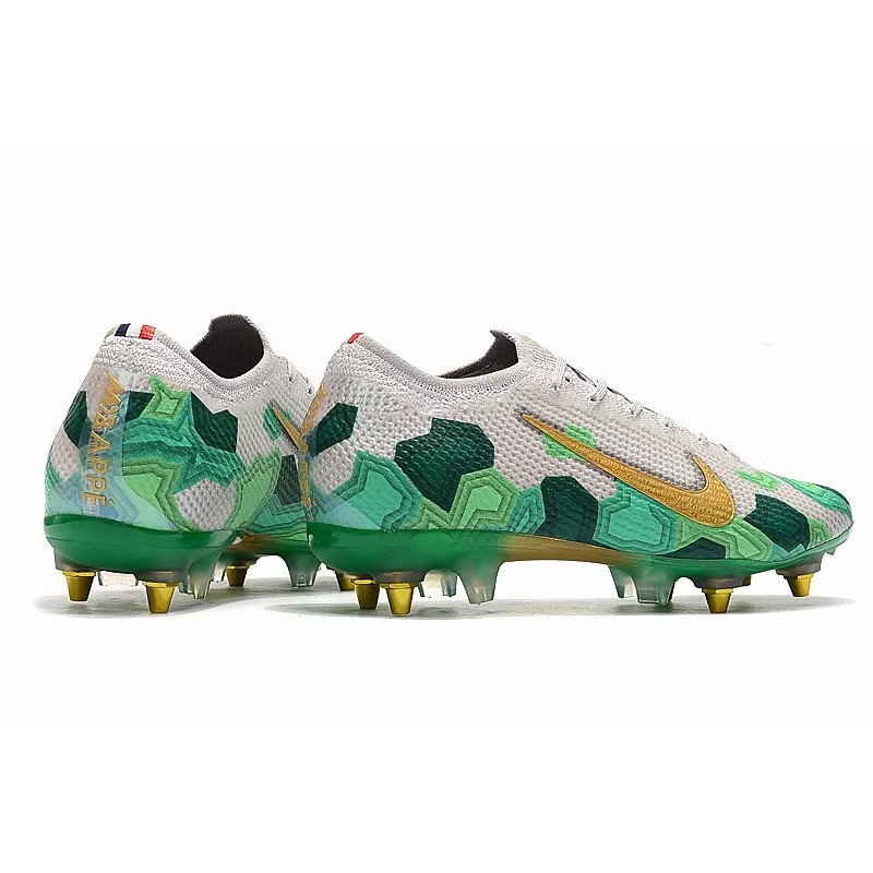 Botas de Fútbol Nike Mercurial Vapor 13 Elite SG-PRO Blanco&Verde (#39~#45)