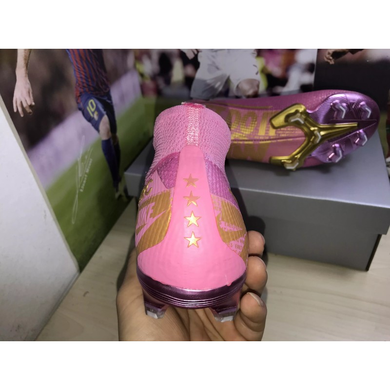 Botas de Fútbol Nike Mercurial Superfly 7 Elite FG High Top Violeta (#35~#45)
