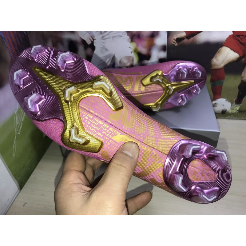 Botas de Fútbol Nike Mercurial Superfly 7 Elite FG High Top Violeta (#35~#45)