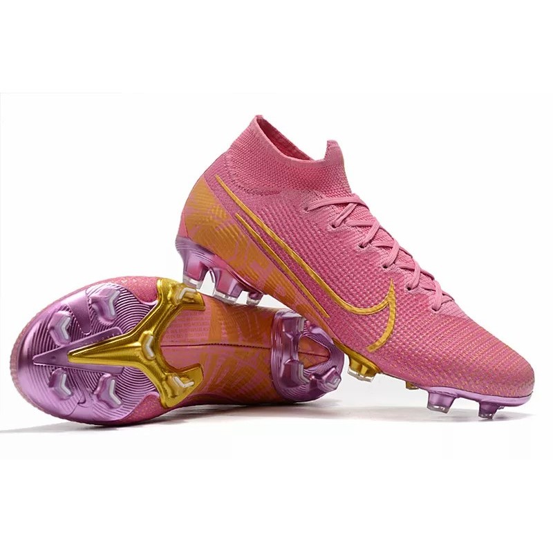 Botas de Fútbol Nike Mercurial Superfly 7 Elite FG High Top Violeta (#35~#45)