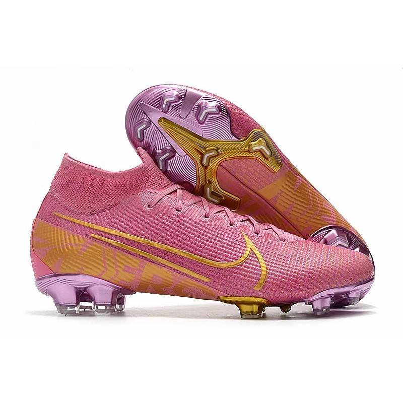 Botas de Fútbol Nike Mercurial Superfly 7 Elite FG High Top Violeta (#35~#45)