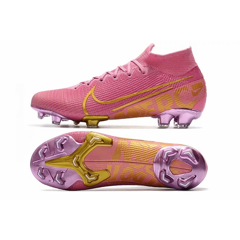 Botas de Fútbol Nike Mercurial Superfly 7 Elite FG High Top Violeta (#35~#45)