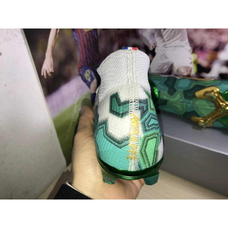 Botas de Fútbol Nike Superfly 7 Elite SE FG Blanco&Verde (#35~#45)