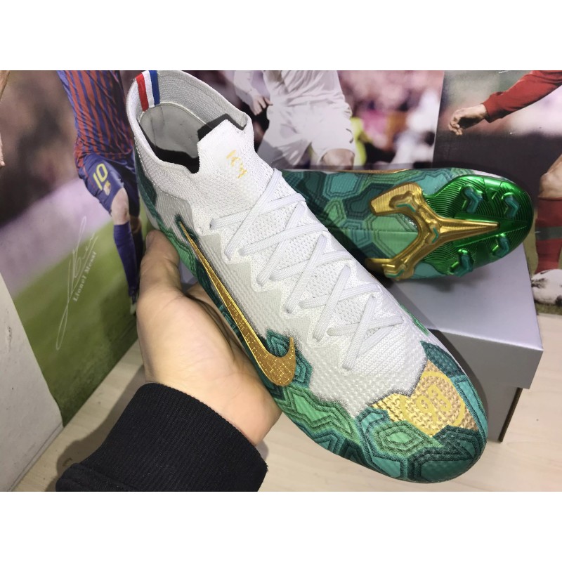 Botas de Fútbol Nike Superfly 7 Elite SE FG Blanco&Verde (#35~#45)