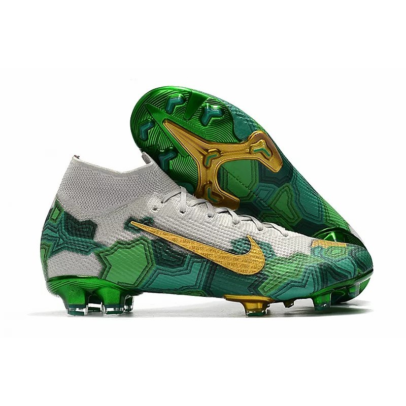 Botas de Fútbol Nike Superfly 7 Elite SE FG Blanco&Verde (#35~#45)