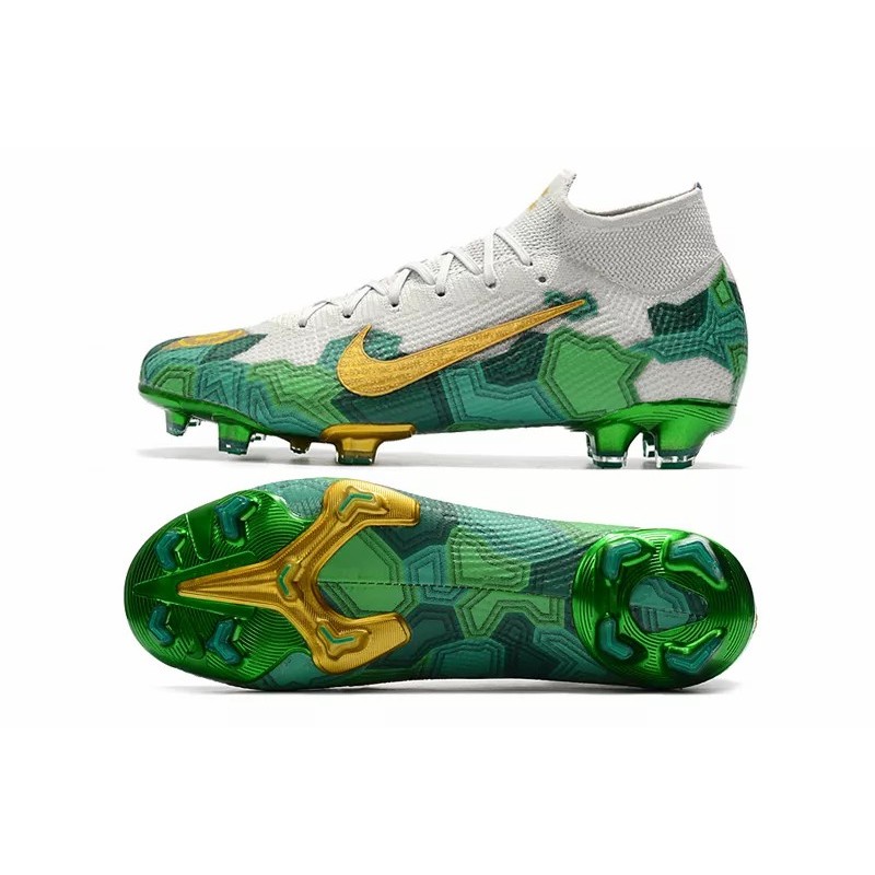 Botas de Fútbol Nike Superfly 7 Elite SE FG Blanco&Verde (#35~#45) Botas de Fútbol Nike Superfly 7 Elite SE FG Blanco&Verde (#35~#45)
