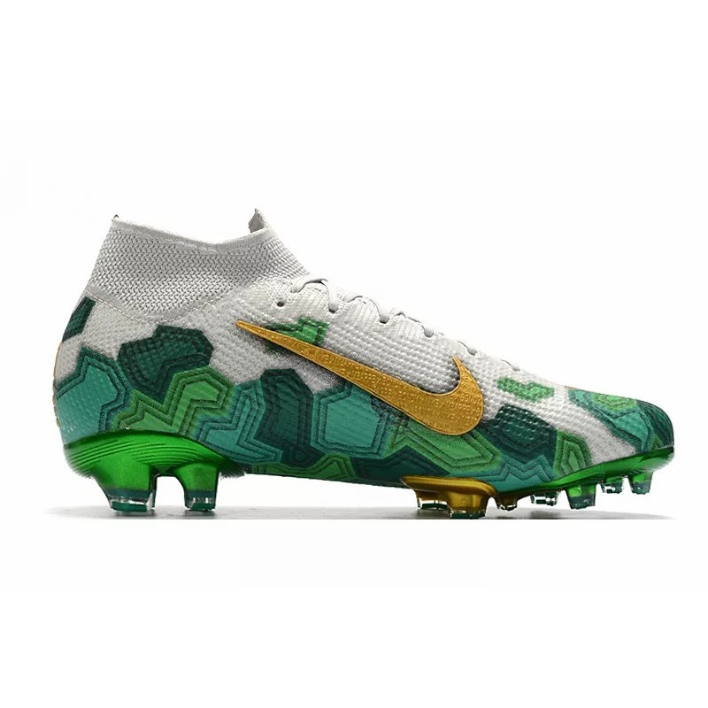 Botas de Fútbol Nike Superfly 7 Elite SE FG Blanco&Verde (#35~#45)