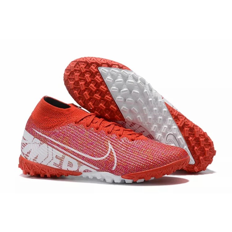 Botas de Fútbol Nike Mercurial Superfly 7 Elite TF Amarillo Fluorescente / Rojo / Azul Oscuro / Negro / Azul Claro / Blanco&Rojo / Amarillo (#39~#45)
