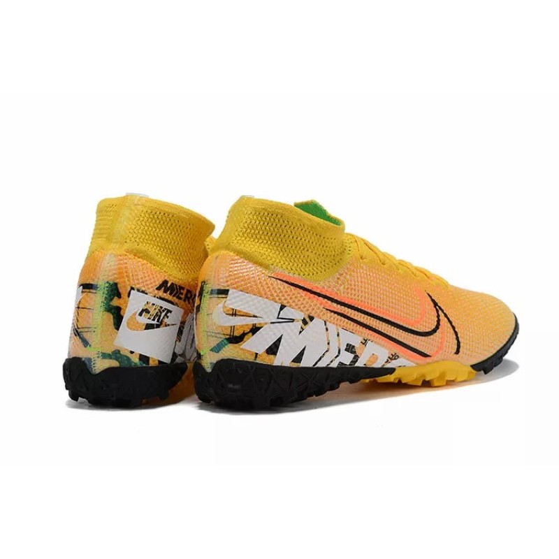 Botas de Fútbol Nike Mercurial Superfly 7 Elite TF Amarillo Fluorescente / Rojo / Azul Oscuro / Negro / Azul Claro / Blanco&Rojo / Amarillo (#39~#45)