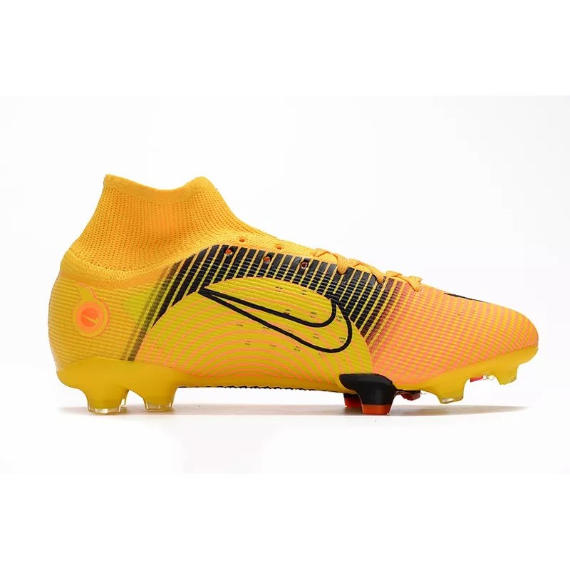 Botas de Fútbol Nike Mercurial Superfly 8 Elite FG High Top Amarillo (#39~#45)