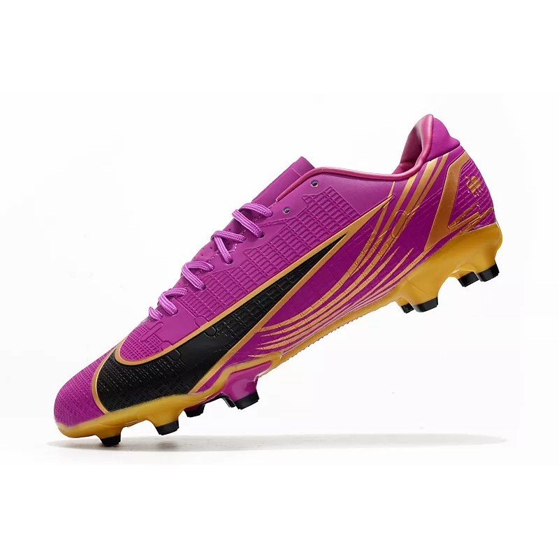 Botas de Fútbol Nike Vapor 14 Elite FG Rosado / Negro / Púrpura / Verde Fluorescente (#39~#45)