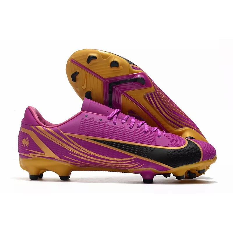 Botas de Fútbol Nike Vapor 14 Elite FG Rosado / Negro / Púrpura / Verde Fluorescente (#39~#45)