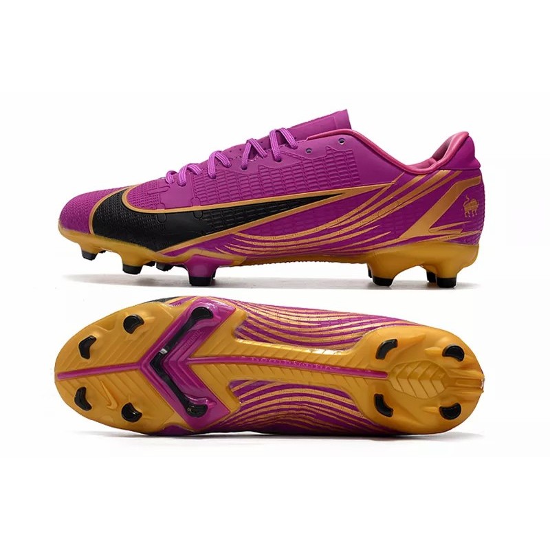 Botas de Fútbol Nike Vapor 14 Elite FG Rosado / Negro / Púrpura / Verde Fluorescente (#39~#45)