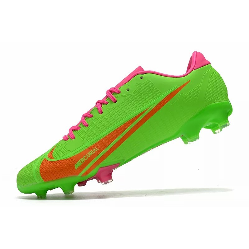 Botas de Fútbol Nike Vapor 14 Elite FG Rosado / Negro / Púrpura / Verde Fluorescente (#39~#45)