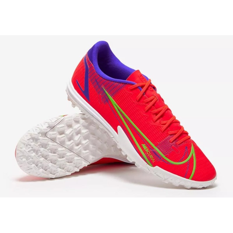 Botas de Fútbol Nike Mercurial Vapor XIV Academy TF Rojo (#39~#45)
