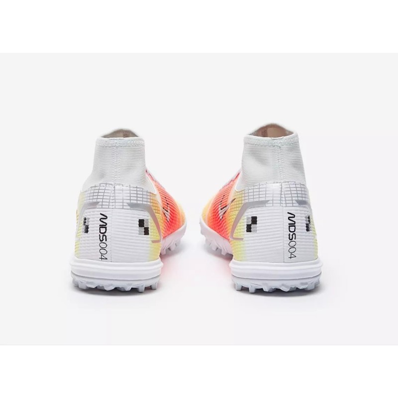 Botas de Fútbol Nike Mercurial Superfly VIII Academy TF Rojo Naranja&Amarillo (#39~#45)