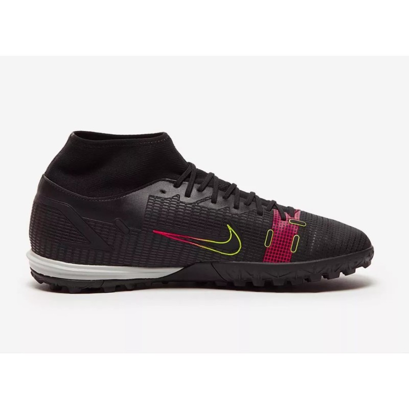 Botas de Fútbol Nike Mercurial Superfly VIII Academy TF Negro (#38~#45)