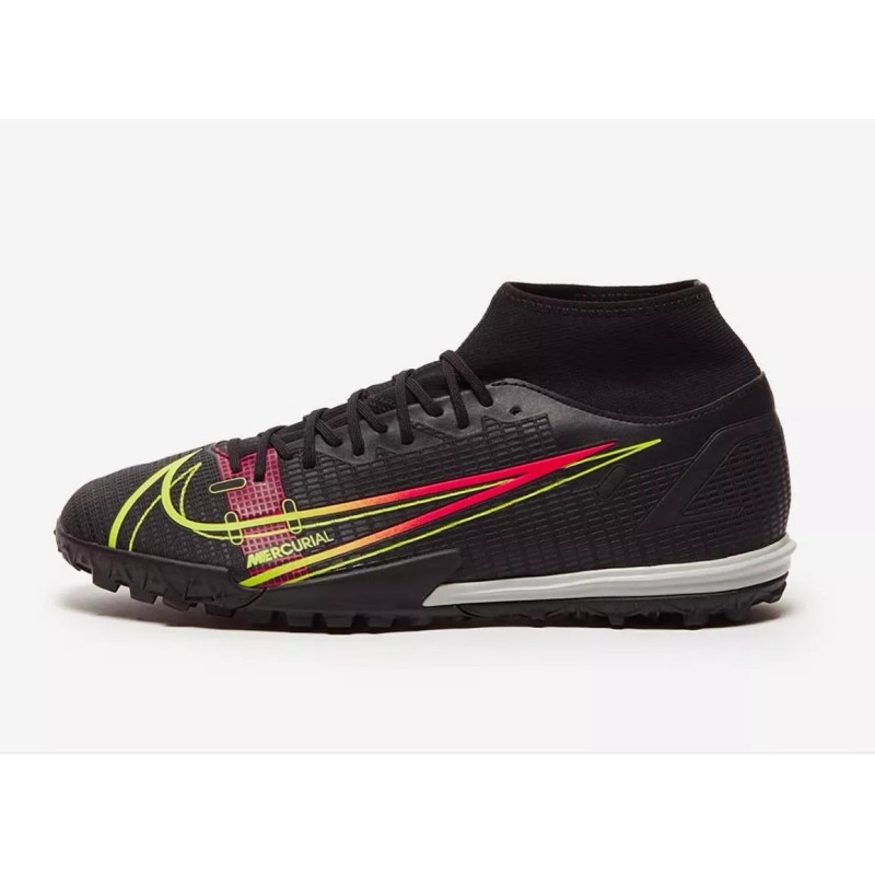 Botas de Fútbol Nike Mercurial Superfly VIII Academy TF Negro (#38~#45)