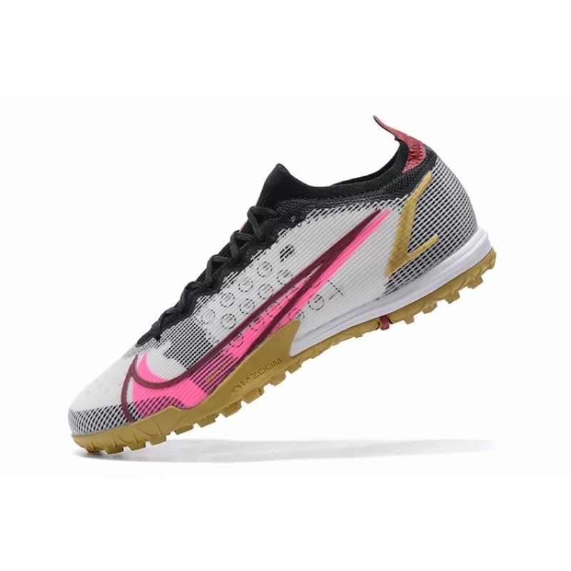 Botas de Fútbol Nike Superfly 8 Academy TF Blanco&Negro&Rosado (#39~#45)