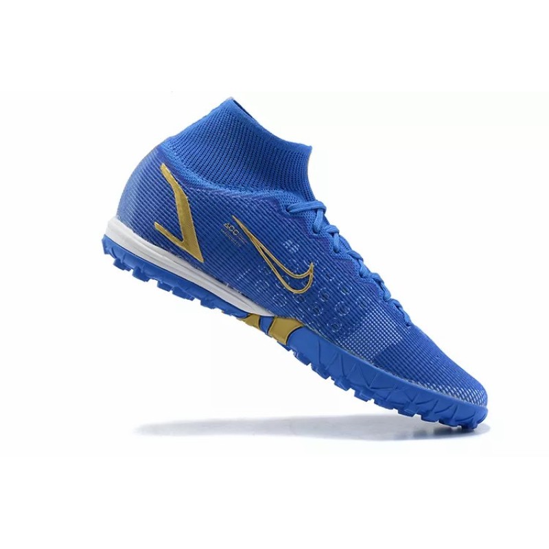 Botas de Fútbol Nike Superfly 8 Academy TF High Top Azul (#39~#45)