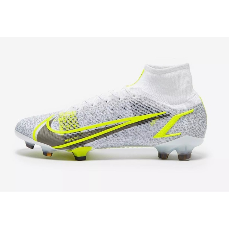 Botas de Fútbol Nike Mercurial Superfly VIII Elite FG Blanco (#39~#45)
