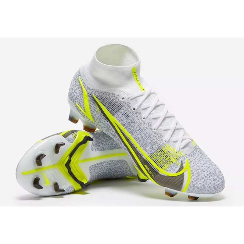 Botas de Fútbol Nike Mercurial Superfly VIII Elite FG Blanco (#39~#45)