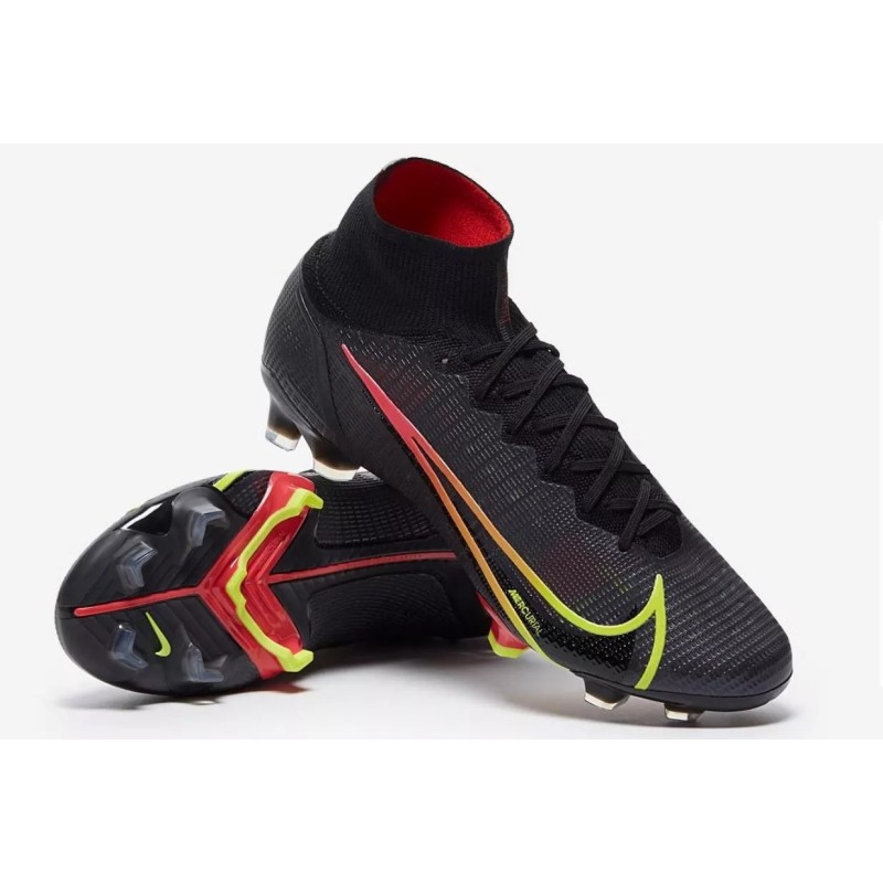 Botas de Fútbol Nike Mercurial Superfly VIII Elite FG Negro (#39~#45)