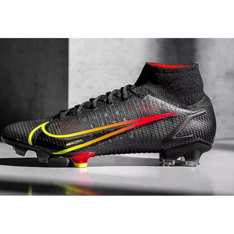 Botas de Fútbol Nike Mercurial Superfly VIII Elite FG Negro (#39~#45)