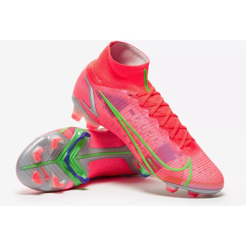 Botas de Fútbol Nike Mercurial Superfly VIII Elite FG Rosado (#39~#45)