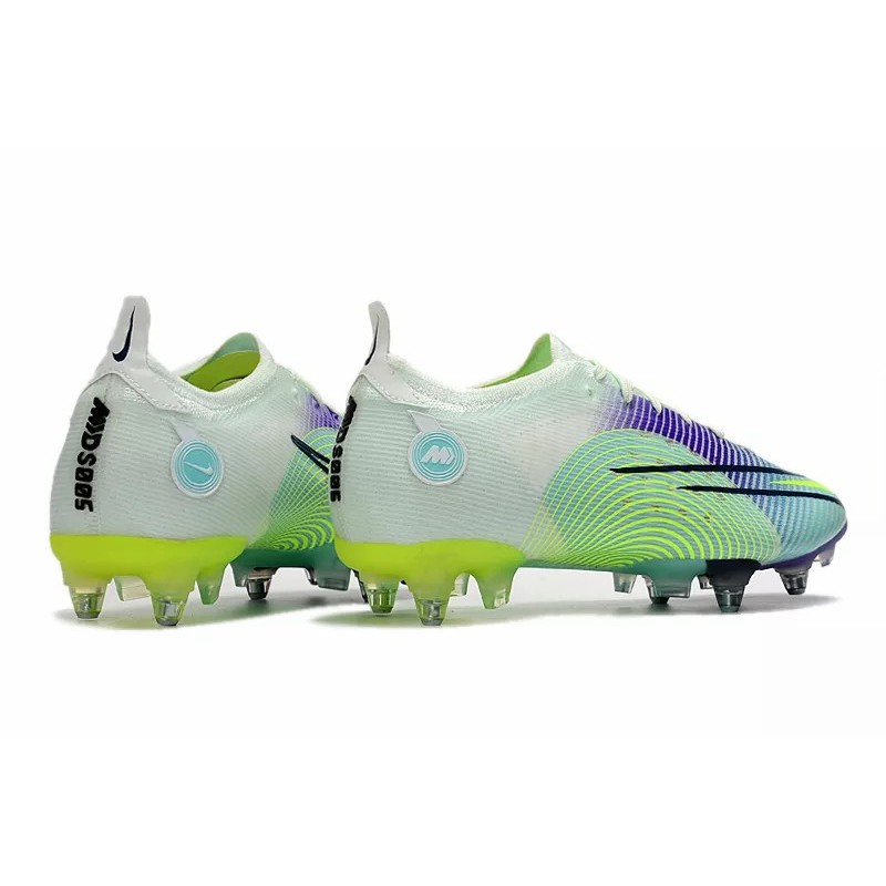 Botas de Fútbol Nike Mercurial Dream Speed Vapor 14 Elite SG Blanco&Verde Fluorescente (#39~#45)