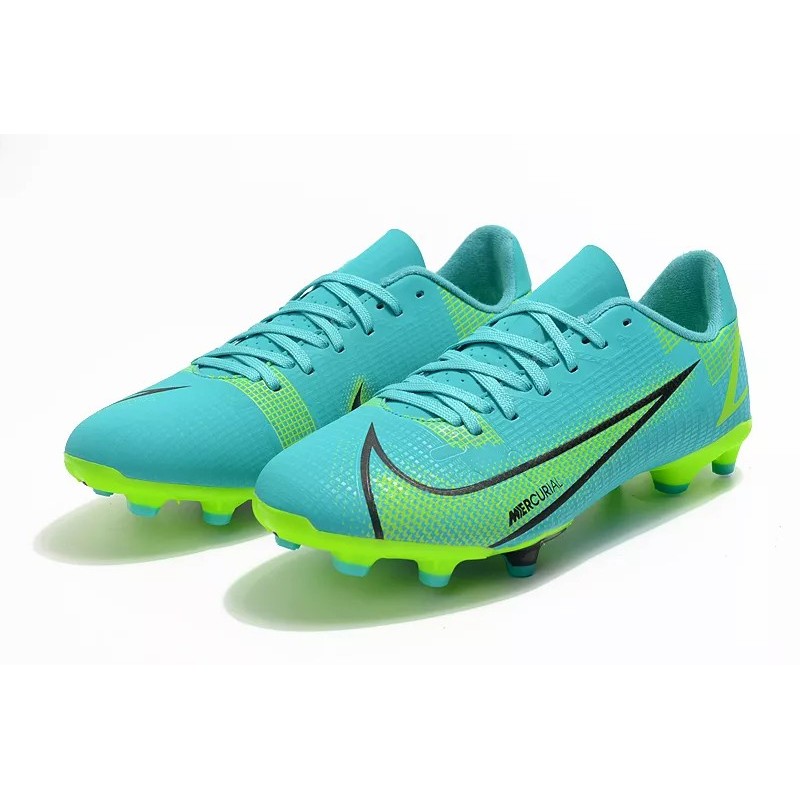 Botas de Fútbol Nike Vapor 14 Academy FG Turquesa  /  Blanco (#39~#45)