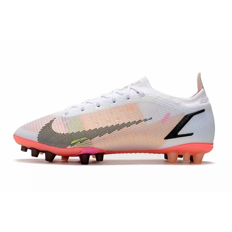 Botas de Fútbol Nike Vapor 14 Elite AG Blanco&Rosado (#39~#45)