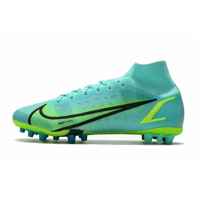 Botas de Fútbol Nike Vapor 14 Elite AG High Top Turquesa (#39~#45)
