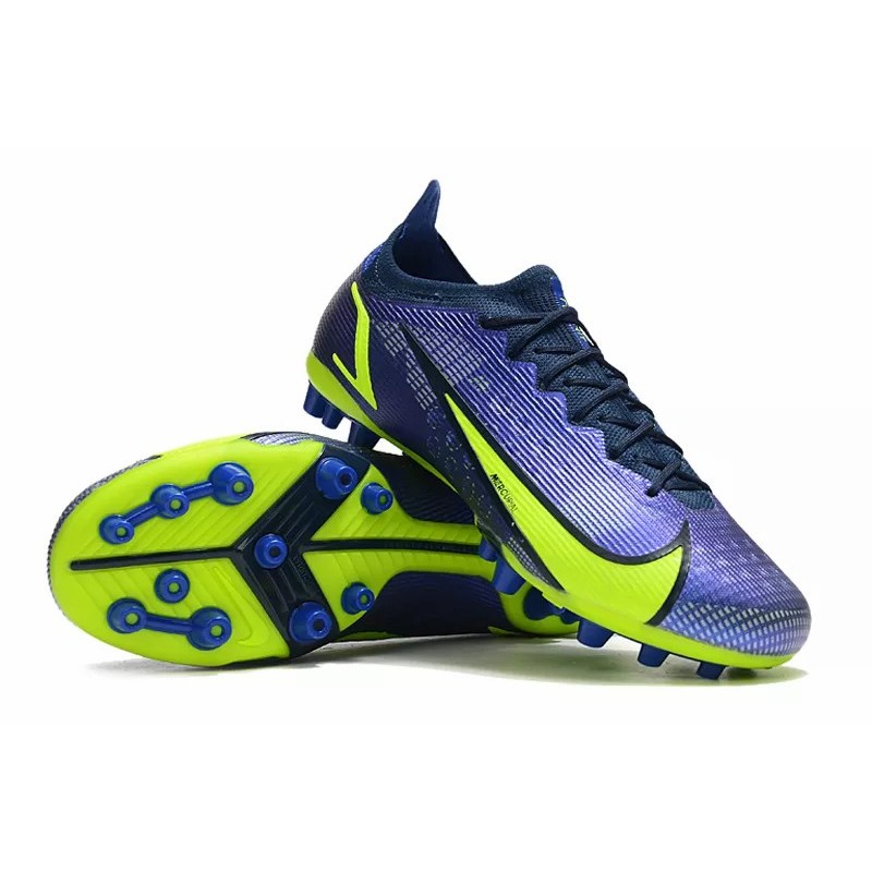Botas de Fútbol Nike Vapor 14 Elite PRO AG Azul&Amarillo Fluorescente (#39~#45)