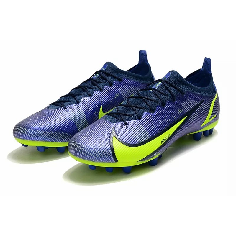 Botas de Fútbol Nike Vapor 14 Elite PRO AG Azul&Amarillo Fluorescente (#39~#45)