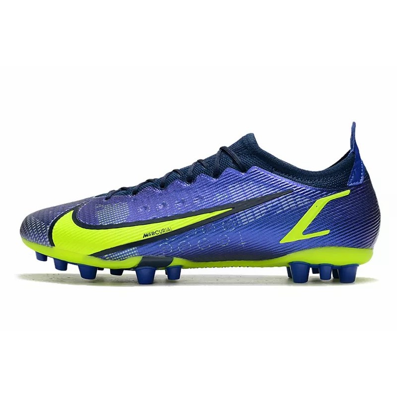 Botas de Fútbol Nike Vapor 14 Elite PRO AG Azul&Amarillo Fluorescente (#39~#45)