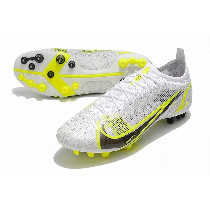 Botas de Fútbol Nike Vapor 14 Elite PRO AG Blanco&Amarillo (#39~#45)