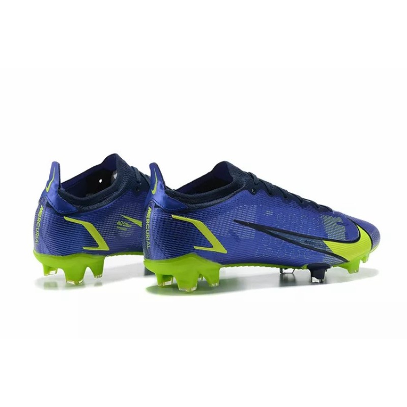 Botas de Fútbol Nike Vapor 14 Elite FG Azul&Amarillo Fluorescente (#39~#45)