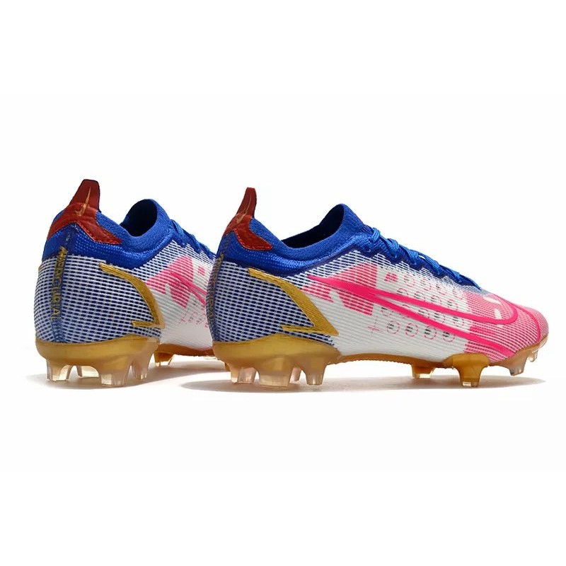 Botas de Fútbol Nike Vapor 14 Elite FG Rosado&Azul&Blanco (#39~#45)