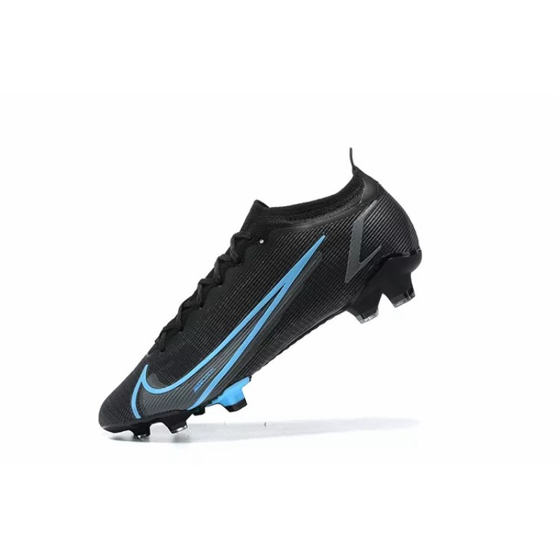 Botas de Fútbol Nike Vapor 14 Elite FG Negro&Celeste (#39~#45)