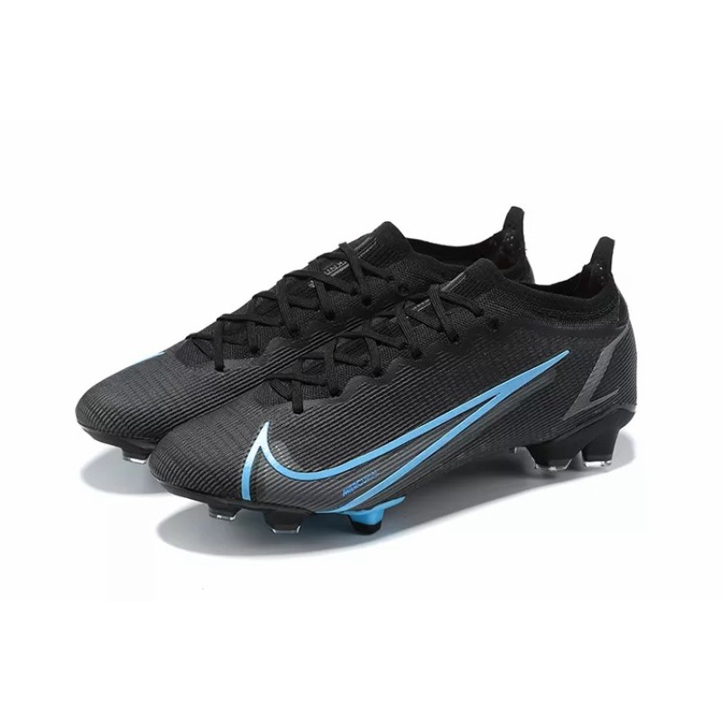 Botas de Fútbol Nike Vapor 14 Elite FG Negro&Celeste (#39~#45)