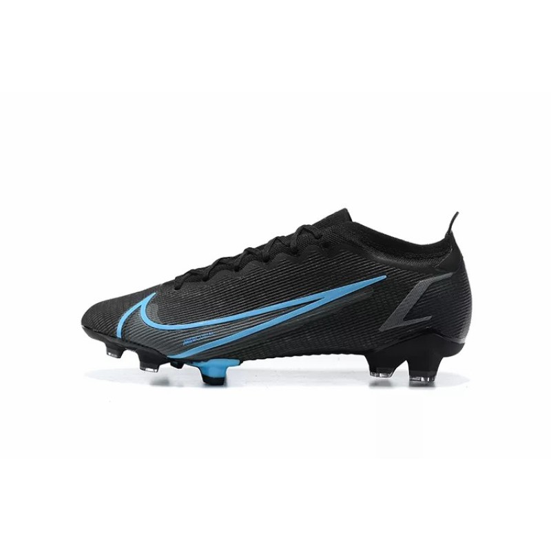 Botas de Fútbol Nike Vapor 14 Elite FG Negro&Celeste (#39~#45)