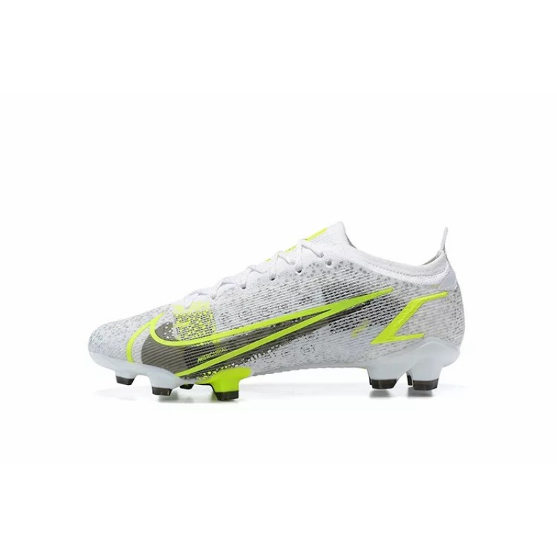 Botas de Fútbol Nike Vapor 14 Elite FG Blanco&Amarillo Fluorescente (#39~#45)