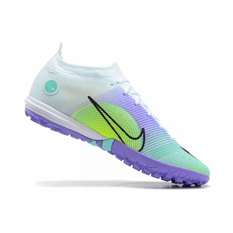 Botas de Fútbol Nike Vapor 14 Academy TF Blanco&Violeta (#39~#45)
