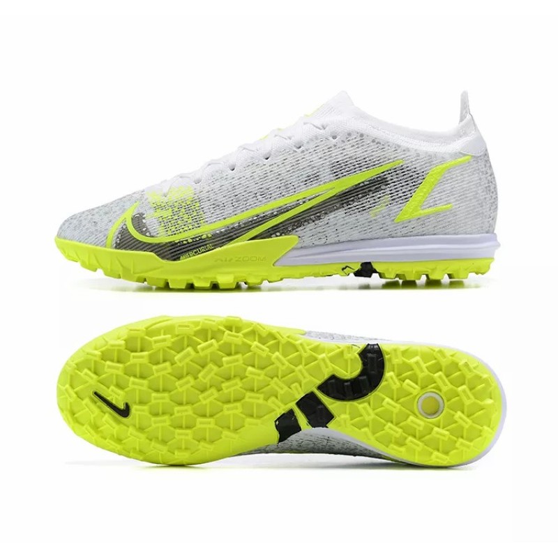 Botas de Fútbol Nike Vapor 14 Academy TF Blanco&Amarillo (#39~#45)