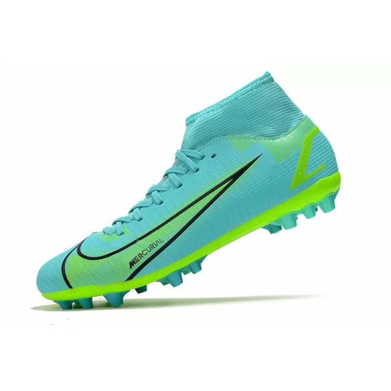 Botas de Fútbol Nike Superfly 8 Academy AG Turquesa (#35~#45)