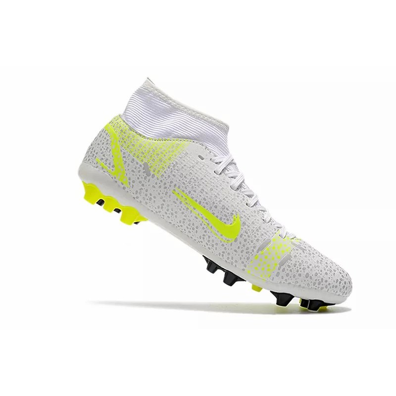 Botas de Fútbol Nike Superfly 8 Academy AG Blanco&Amarillo (#35~#45)