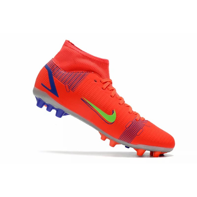 Botas de Fútbol Nike Superfly 8 Academy AG Rojo Naranja (#35~#45)